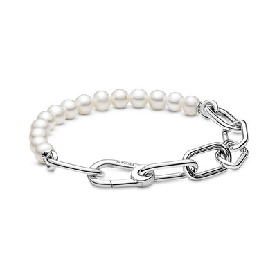 Bracciale Donna Maglia Link con Perle Pandora ME - 599694C01 - Gioielleria De Patto