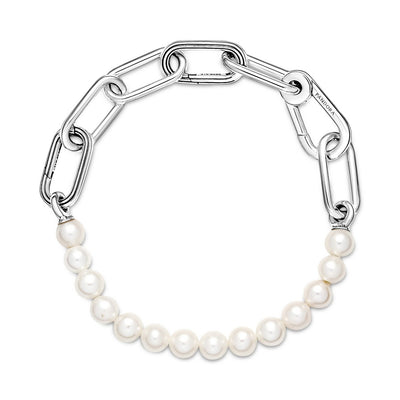 Bracciale Donna Maglia Link con Perle Pandora ME - 599694C01 - Gioielleria De Patto