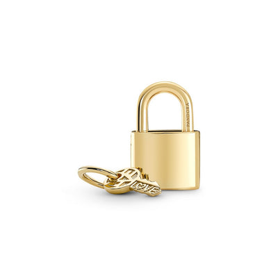 Pendente Donna Pandora Lucchetto e Chiave dell'Amore - 760088C01 - Gioielleria De Patto