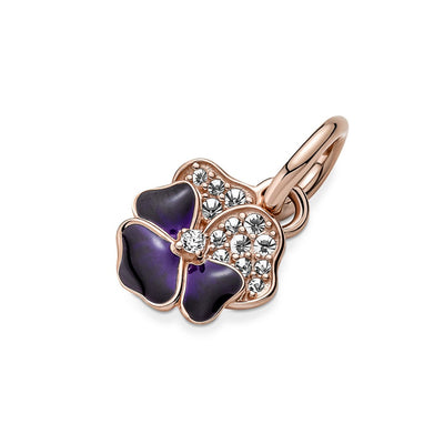 Pendente Donna Pandora Viola del Pensiero Luminosa - 780776C01 - Gioielleria De Patto