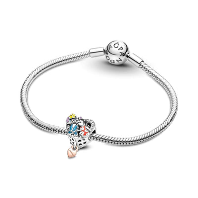Charm Donna Pandora Disney, Lilo & Stitch, Ohana - 781682C01 - Gioielleria De Patto