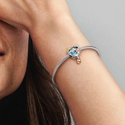 Charm Donna Pandora Disney, Lilo & Stitch, Ohana - 781682C01 - Gioielleria De Patto