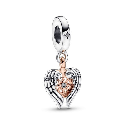 Charm Donna Pandora Pendente Ali d'Angelo e Bussola - 782359C01 - Gioielleria De Patto