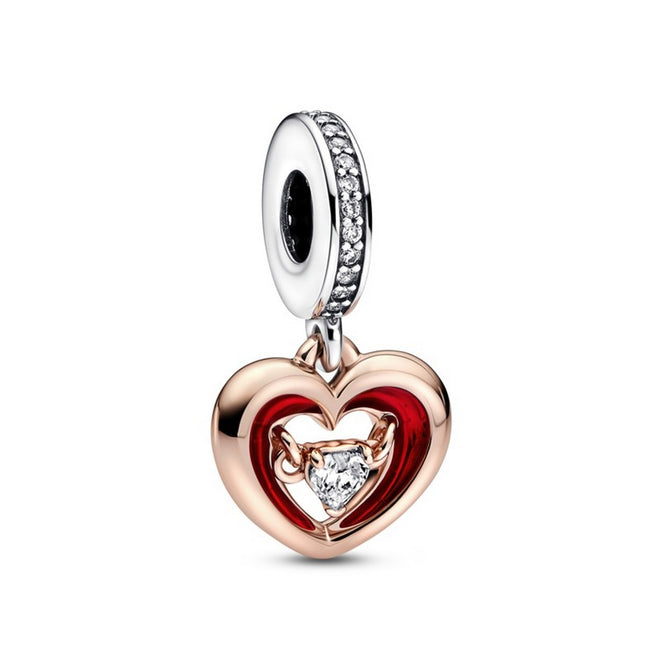 Pendente Donna Pandora Cuore Splendente con Pietra - 782450C01 - Gioielleria De Patto
