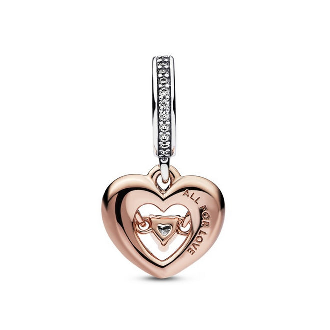 Pendente Donna Pandora Cuore Splendente con Pietra - 782450C01 - Gioielleria De Patto