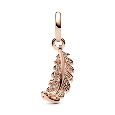 Pendente Donna Pandora Piuma con Pietre - 782578C01 - Gioielleria De Patto