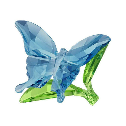 Swarovski Figura Decorativa Farfalla sulle Foglie - 5136834 - Gioielleria De Patto