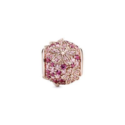 Charm Donna Pandora Margherita Rosa Pavè - 788797C01 - Gioielleria De Patto