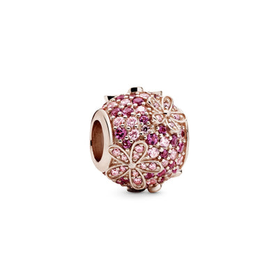 Charm Donna Pandora Margherita Rosa Pavè - 788797C01 - Gioielleria De Patto