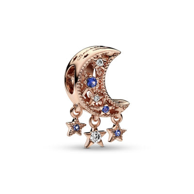 Charm Donna Pandora Luna e Stelle - 789643C01 - Gioielleria De Patto