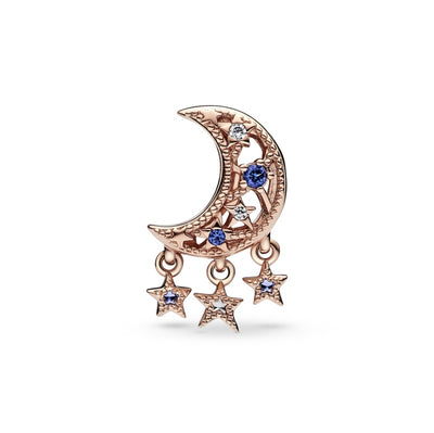 Charm Donna Pandora Luna e Stelle - 789643C01 - Gioielleria De Patto