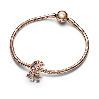 Charm Donna Pandora Luna e Stelle - 789643C01 - Gioielleria De Patto
