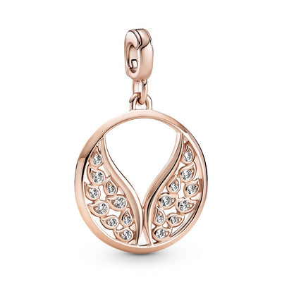 Charm Donna Medallion Burning Wings Pandora ME - 789672C01 - Gioielleria De Patto