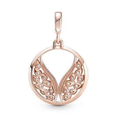 Charm Donna Medallion Burning Wings Pandora ME - 789672C01 - Gioielleria De Patto