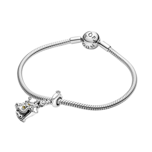 Charm Donna Pandora Disney, La Bella e la Bestia, Belle - 790014C01 - Gioielleria De Patto