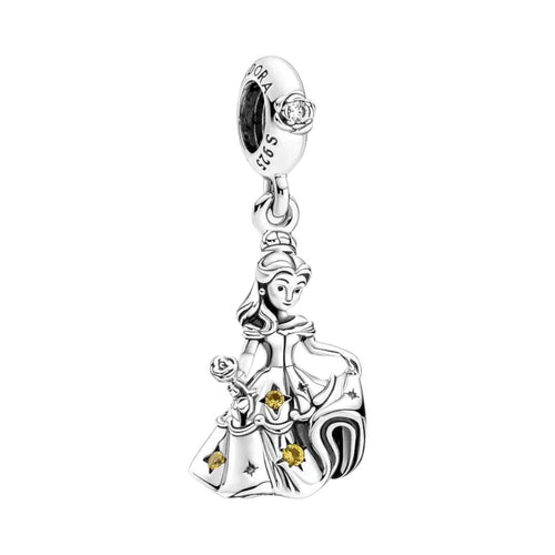 Charm Donna Pandora Disney, La Bella e la Bestia, Belle - 790014C01 - Gioielleria De Patto