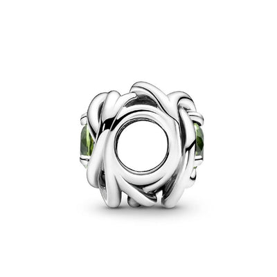 Charm Donna Pandora Cerchio Eterno Verde - 790065C03 - Gioielleria De Patto