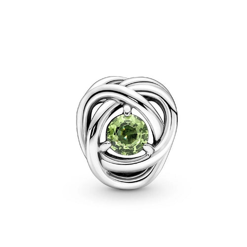 Charm Donna Pandora Cerchio Eterno Verde - 790065C03 - Gioielleria De Patto