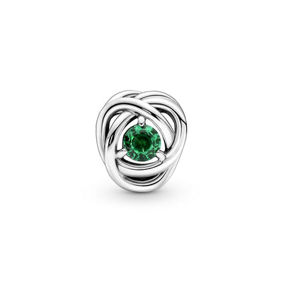 Charm Donna Pandora Cerchio Eterno Verde Scuro - 790065C08 - Gioielleria De Patto