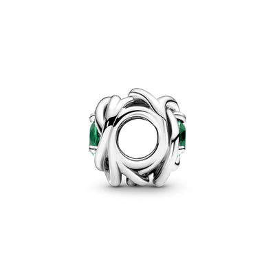 Charm Donna Pandora Cerchio Eterno Verde Scuro - 790065C08 - Gioielleria De Patto