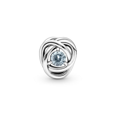Charm Donna Pandora Cerchio Eterno Azzurro - 790065C09 - Gioielleria De Patto