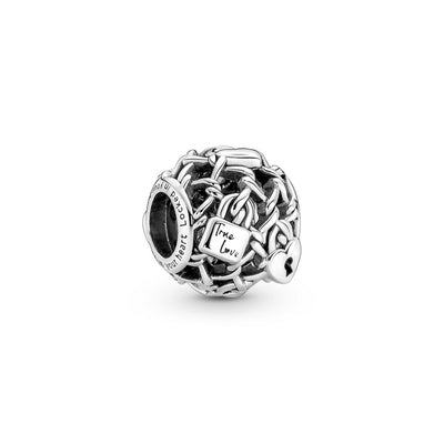 Charm Donna Pandora Openwork Lucchetti d'Amore - 790071C00 - Gioielleria De Patto
