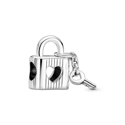 Charm Donna Pandora Lucchetto & Chiave "Be Mine" - 790095C01 - Gioielleria De Patto