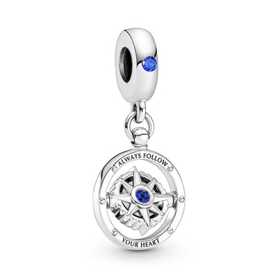 Pendente Donna Pandora Bussola "Always Follow Your Heart" - 790099C01 - Gioielleria De Patto