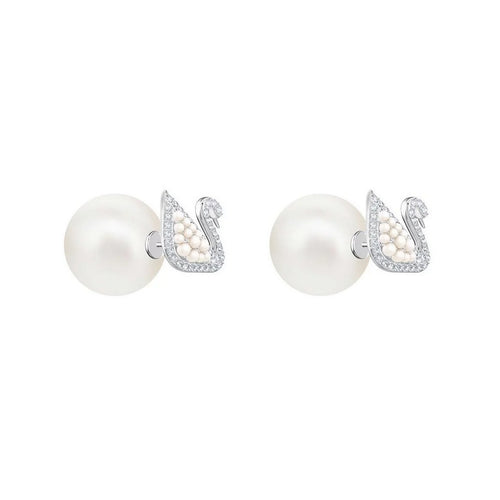 Swarovski Orecchini Donna Iconic Swan - 5416591 - Gioielleria De Patto