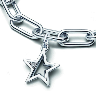 Charm Donna Medallion Star Pandora ME - 793032C01 - Gioielleria De Patto