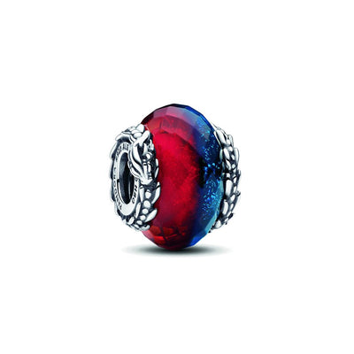 Charm Donna Pandora Il Trono di Spade, Vetro di Murano Ghiaccio e Fuoco - 792966C00 - Gioielleria De Patto