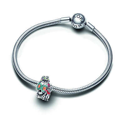 Charm Donna Pandora Pixar, Coco, Teschio Miguel & Dante si Illumina al Buio - 792817C01 - Gioielleria De Patto