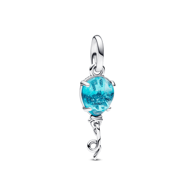 Pendente Donna Pandora Palloncino Blu Vetro di Murano - 792792C01 - Gioielleria De Patto