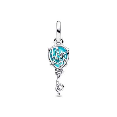 Pendente Donna Pandora Palloncino Blu Vetro di Murano - 792792C01 - Gioielleria De Patto
