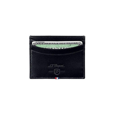 Dupont Portacarte Uomo Line D Pelle Nera - 180008 - Gioielleria De Patto