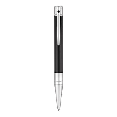 Dupont Penna Biro Uomo D-Initial Nera e Cromata - 265200 - Gioielleria De Patto
