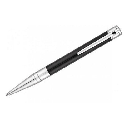 Dupont Penna Biro Uomo D-Initial Nera e Cromata - 265200 - Gioielleria De Patto
