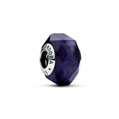 Charm Donna Pandora Vetro di Murano Notte Stellata Blu - 792984C00 - Gioielleria De Patto