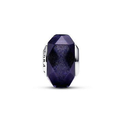 Charm Donna Pandora Vetro di Murano Notte Stellata Blu - 792984C00 - Gioielleria De Patto