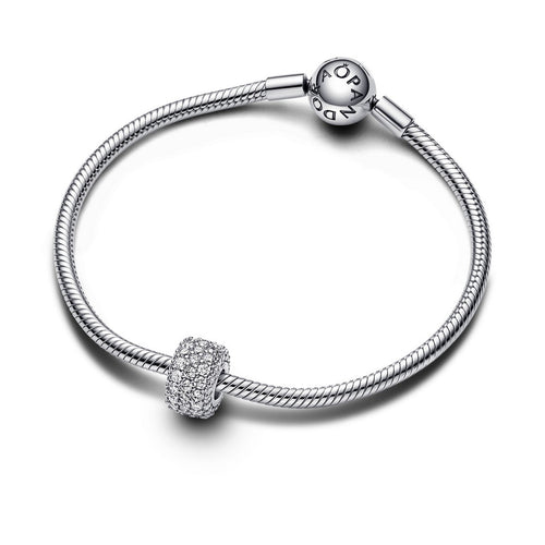 Charm Donna Pandora Pavè Fascia Tripla - 792820C01