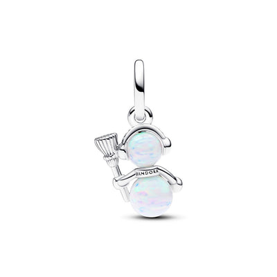 Charm Pendente Donna Pandora Pupazzo di Neve Opale - 792981C01 - Gioielleria De Patto
