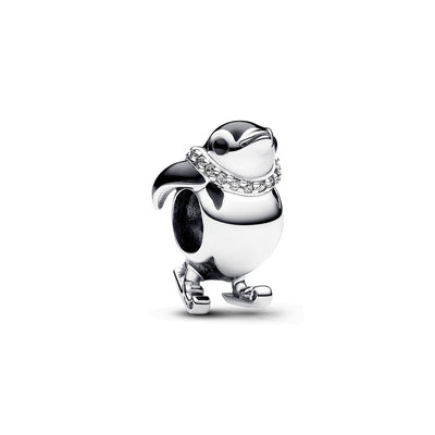 Charm Donna Pandora Pinguino con gli Sci - 792988C01 - Gioielleria De Patto
