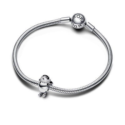 Charm Donna Pandora Pinguino con gli Sci - 792988C01 - Gioielleria De Patto