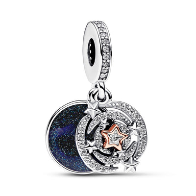Charm Pendente Donna Pandora Cielo con Stelle Cadenti - 782975C01 - Gioielleria De Patto
