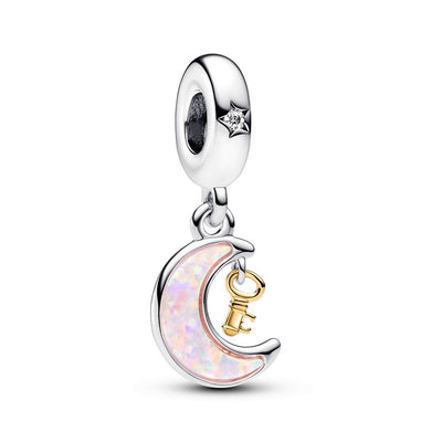 Charm Pendente Donna Pandora Chiave della Luna - 762985C01 - Gioielleria De Patto