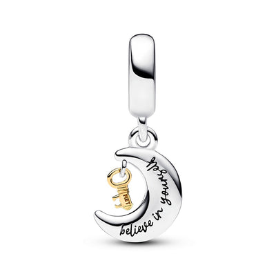 Charm Pendente Donna Pandora Chiave della Luna - 762985C01 - Gioielleria De Patto