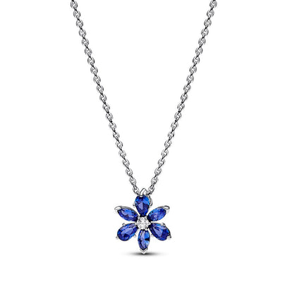 Collana Pandora Donna Pandora Herbarium Fiore Blu - 392387C02 - Gioielleria De Patto