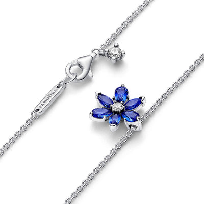 Collana Pandora Donna Pandora Herbarium Fiore Blu - 392387C02 - Gioielleria De Patto