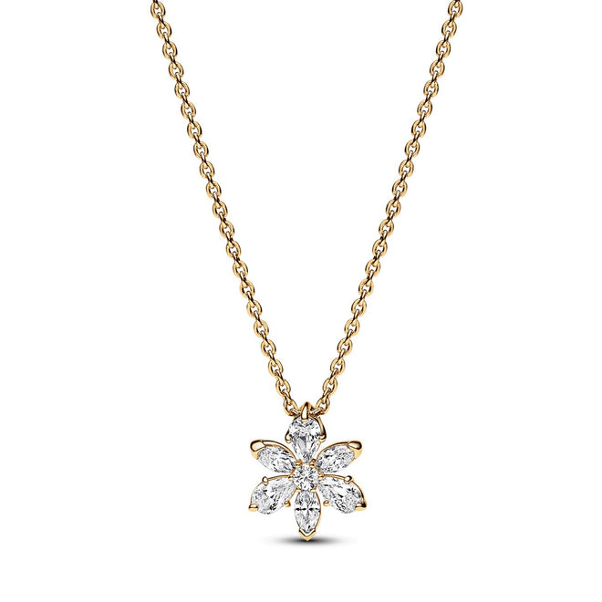 Collana Pendente Donna Pandora Herbarium Fiore Luminoso - 362387C01 - Gioielleria De Patto