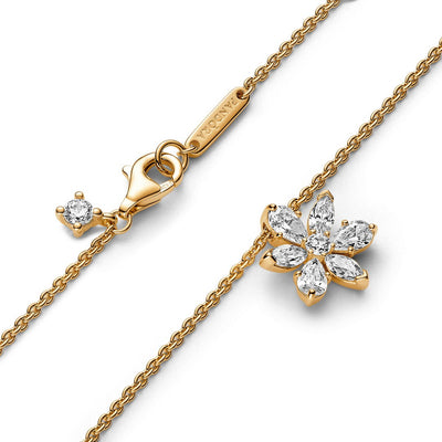 Collana Pendente Donna Pandora Herbarium Fiore Luminoso - 362387C01 - Gioielleria De Patto